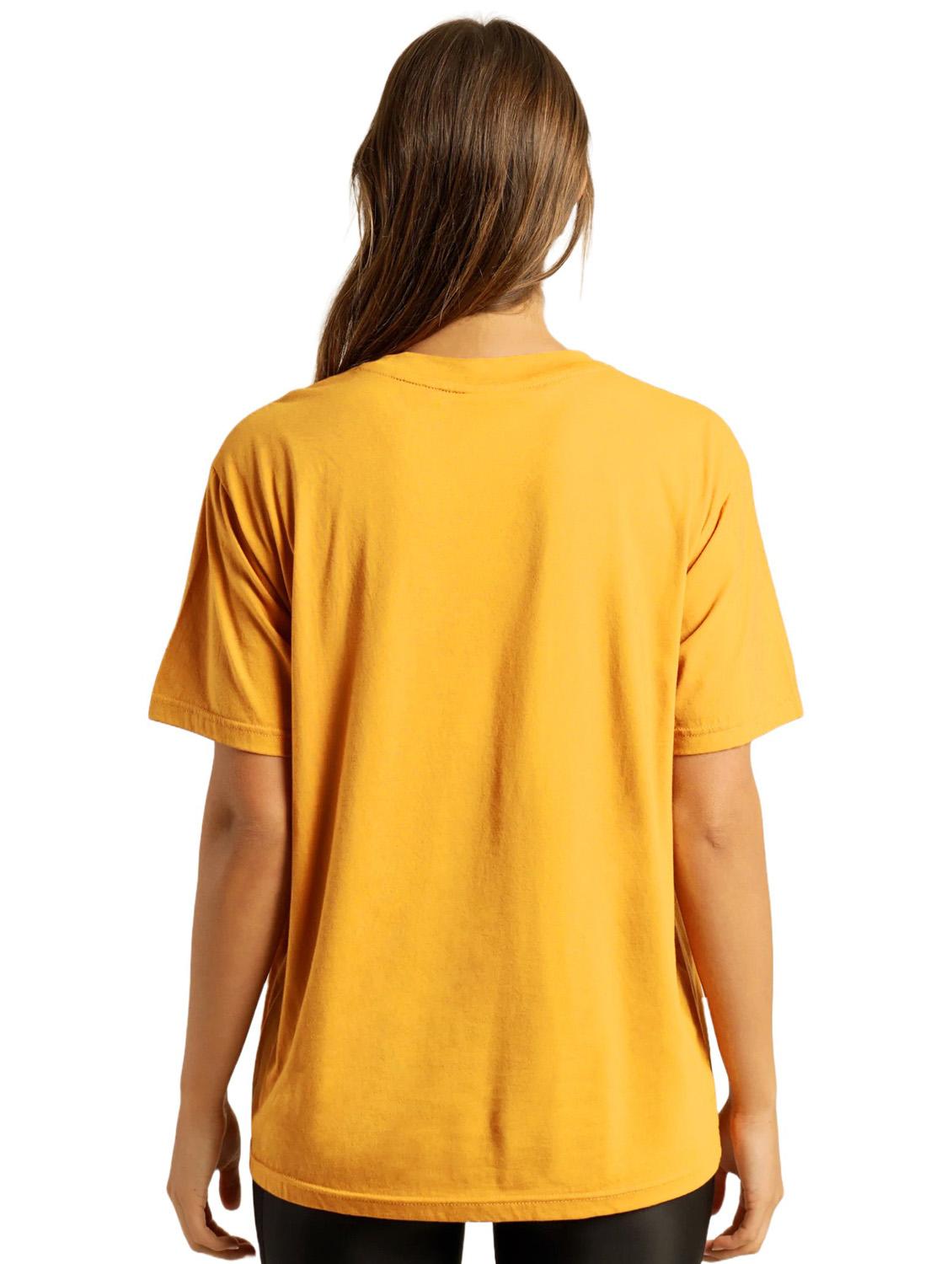 yellow cotton regular tshirt - 19985772 - Standard Image - 1