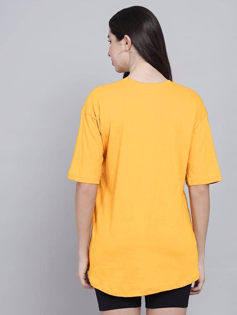 yellow cotton regular tshirt - 19985781 -  Standard Image - 1