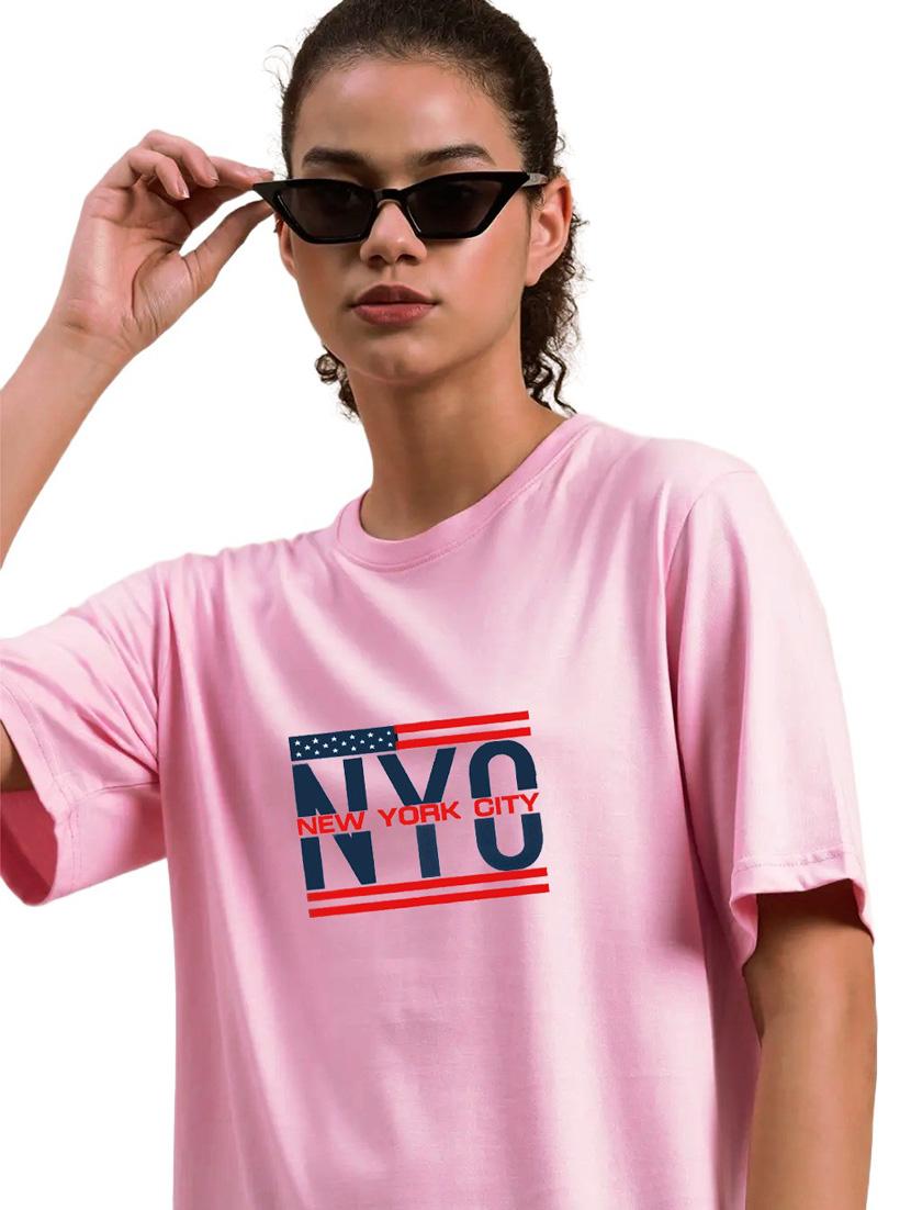 pink cotton regular tshirt - 19985818 - Standard Image - 1