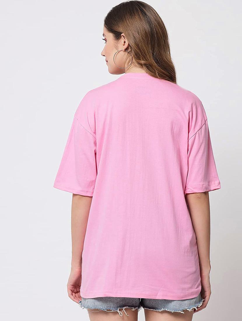 pink cotton regular tshirt - 19985840 - Standard Image - 1