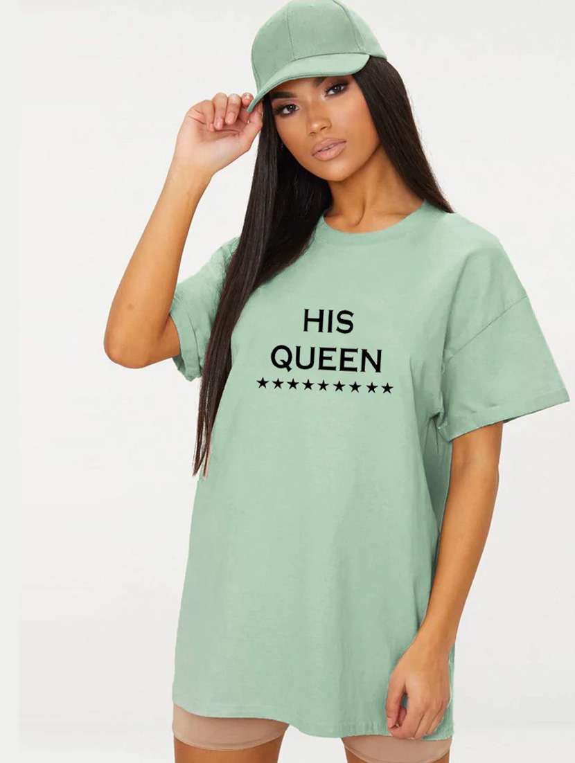 green cotton regular tshirt