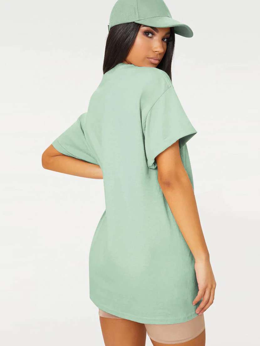 green cotton regular tshirt - 19985897 -  Standard Image - 1