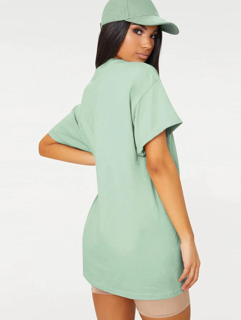 green cotton regular tshirt - 19985908 -  Standard Image - 1