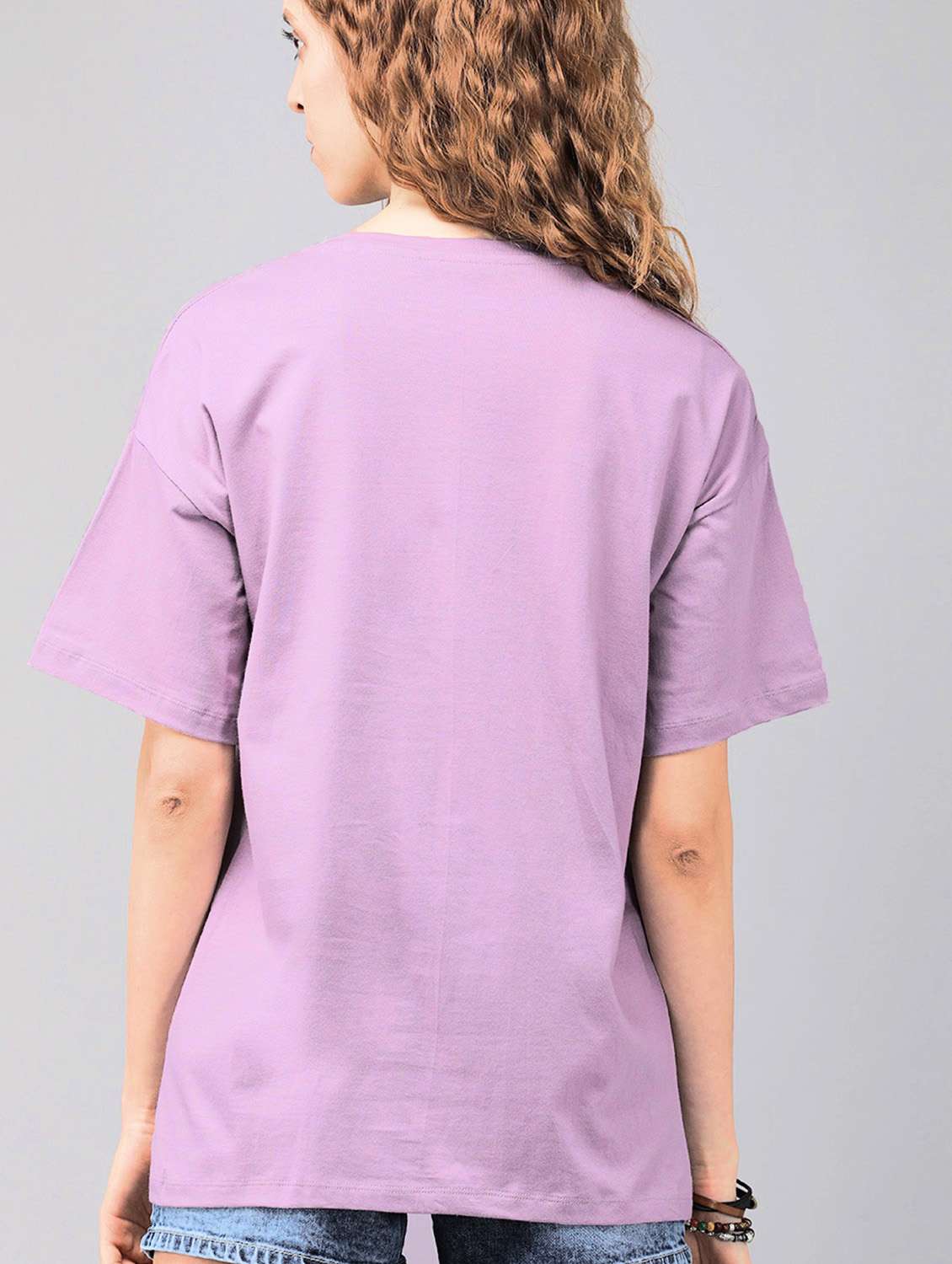 purple cotton regular tshirt - 19985914 -  Standard Image - 1