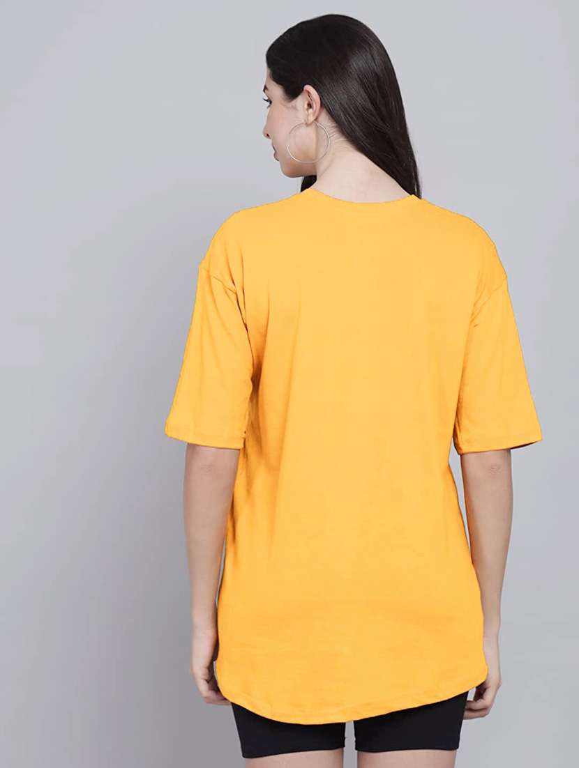 yellow cotton regular tshirt - 19985918 -  Standard Image - 1