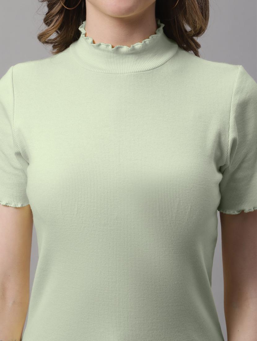 women's straight mock neck top - 19986060 - Standard Image - 4