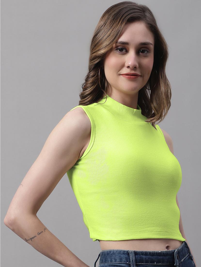 women's crop turtle neck top - 19986109 -  Standard Image - 1