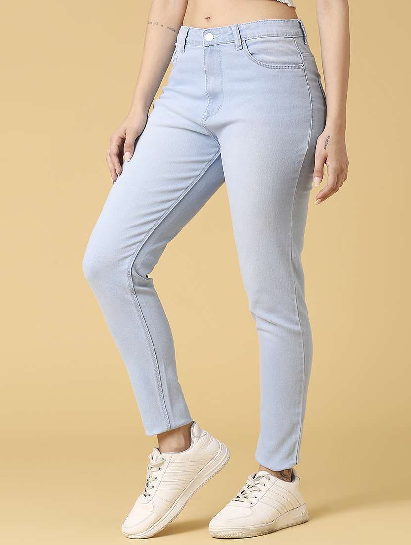 light blue denim jeans - 19987171 -  Standard Image - 1