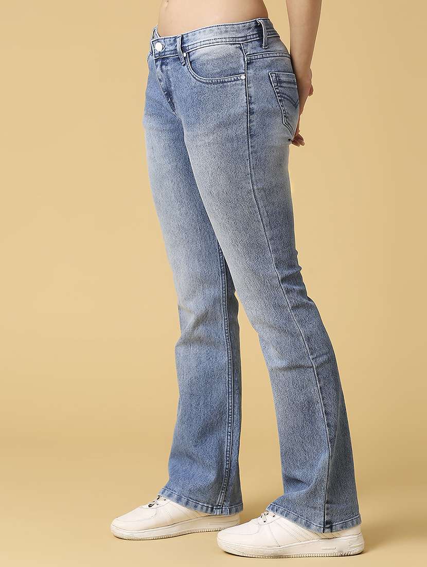 women's plain bootcut jeans - 19987173 -  Standard Image - 1