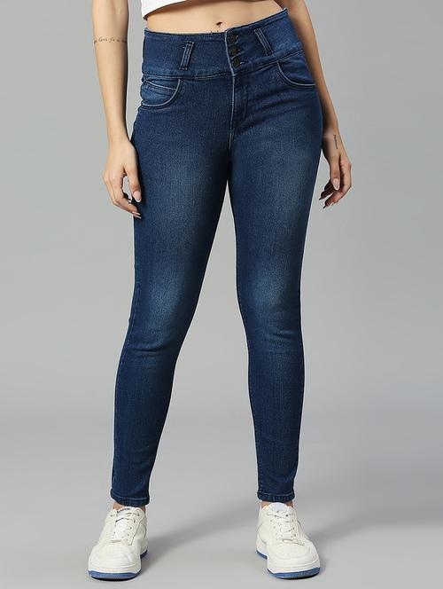 women's plain slim fit jeans - 19987174 -  Standard Image - 0