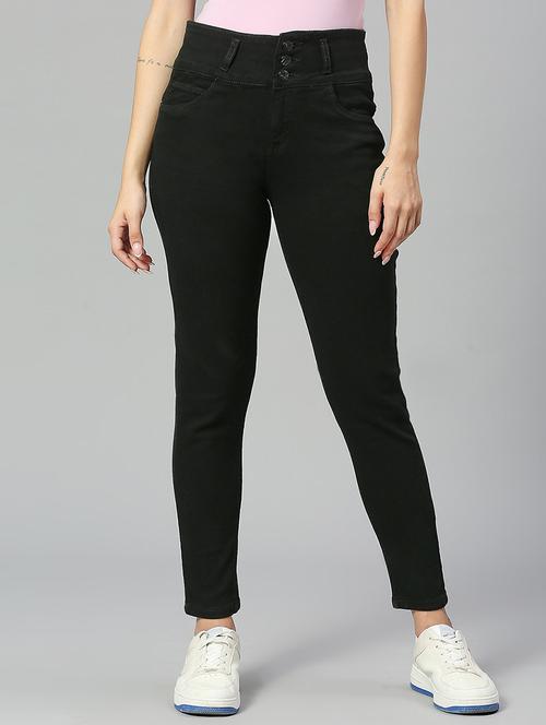 women's plain slim fit jeans - 19987178 -  Standard Image - 0