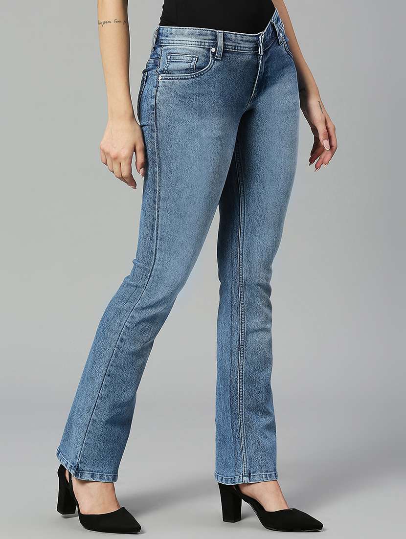 women's plain bootcut jeans - 19987182 -  Standard Image - 1