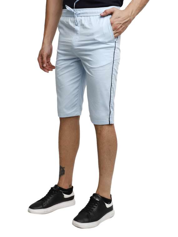 mid rise solid shorts - 19987244 -  Standard Image - 1