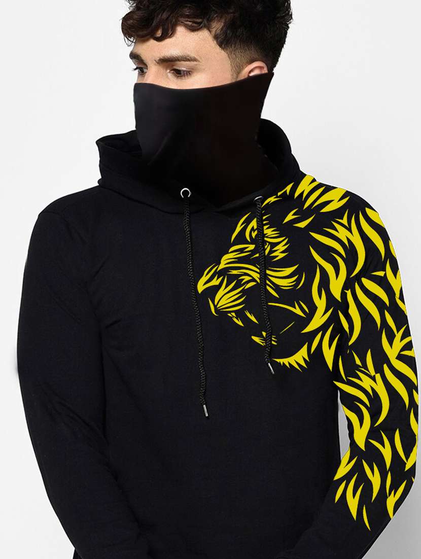 men's printed hooded sweatshirt - 19988065 - Standard Image - 4