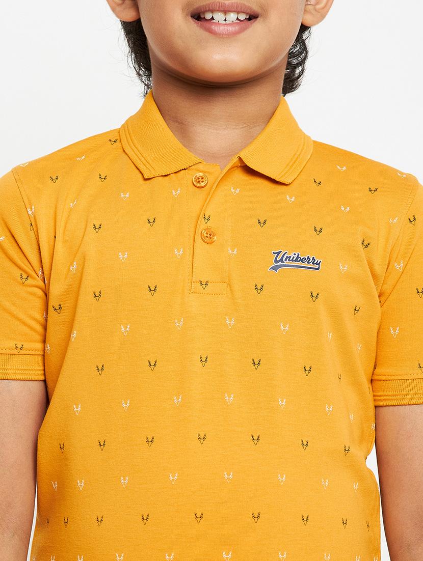 boys polo neck printed t-shirt - 19988426 - Standard Image - 4