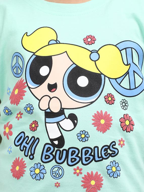 girls printed cotton regular tee - 19989768 - Standard Image - 4