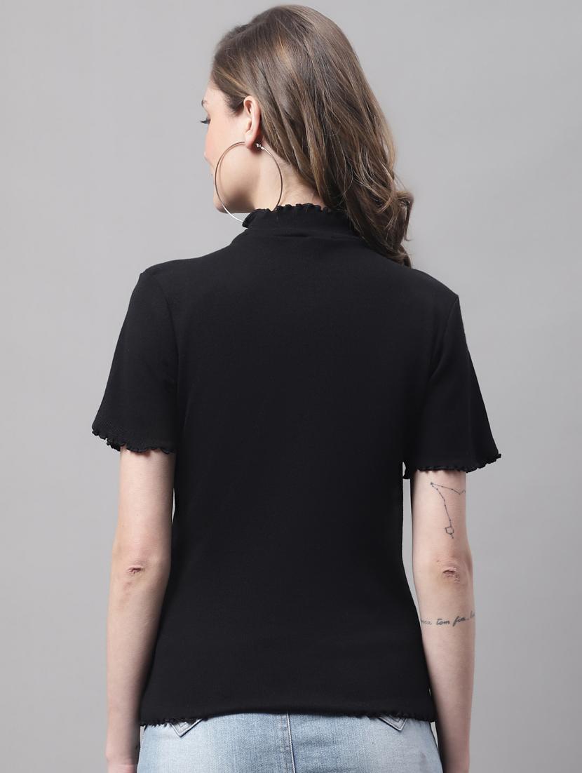 pack of solid mock neck tops - 19989822 - Standard Image - 4