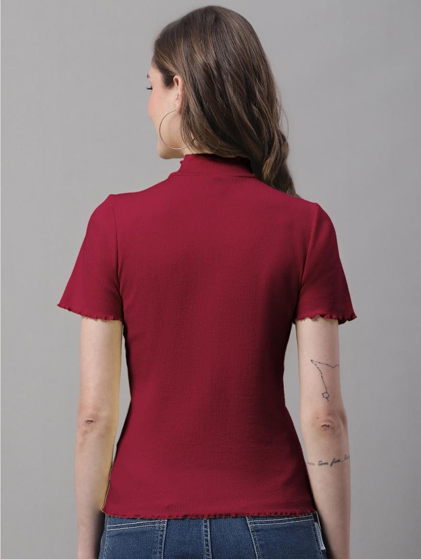 pack of solid mock neck tops - 19989883 - Standard Image - 4