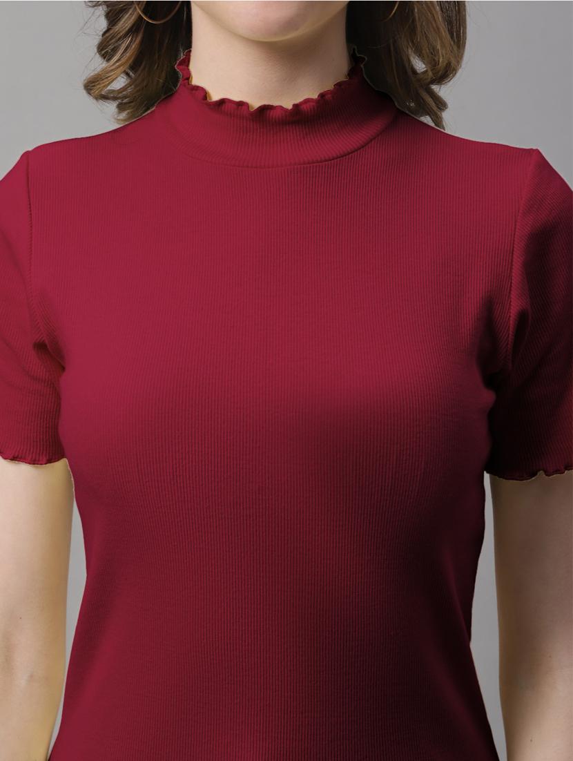 pack of solid mock neck tops - 19989883 - Standard Image - 6