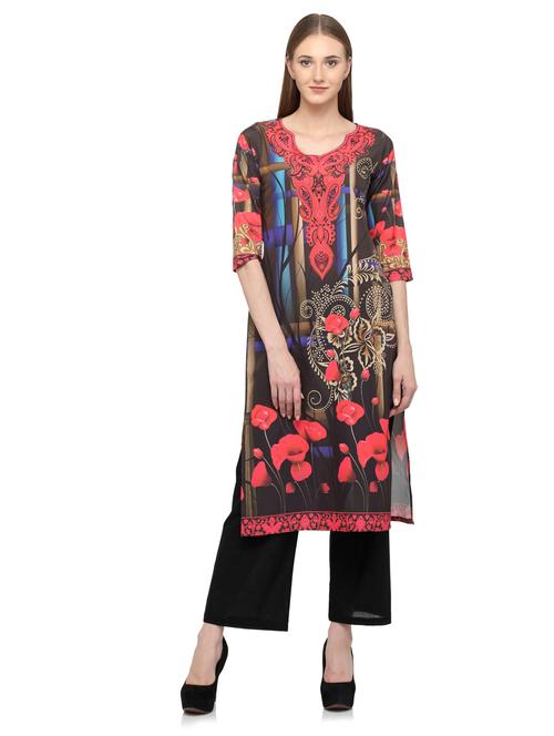 women's straight kurta - 19990182 - Standard Image - 0