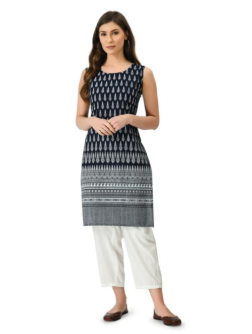 women's straight kurta - 19990210 -  Standard Image - 0