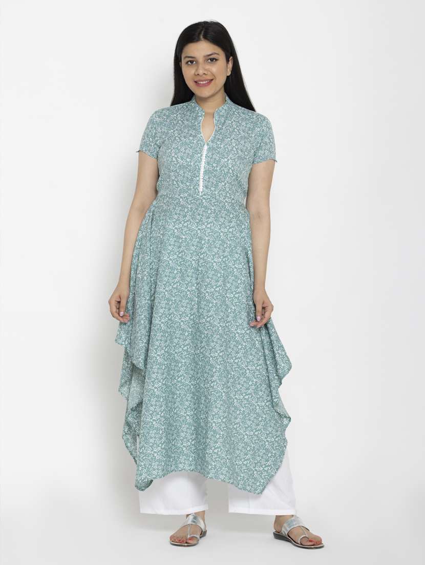 women's asymmetric kurta