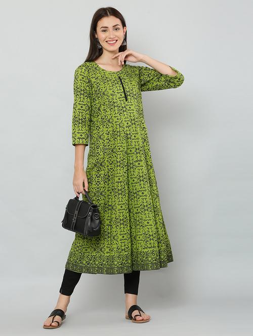 women's flared kurta - 19990247 - Standard Image - 0