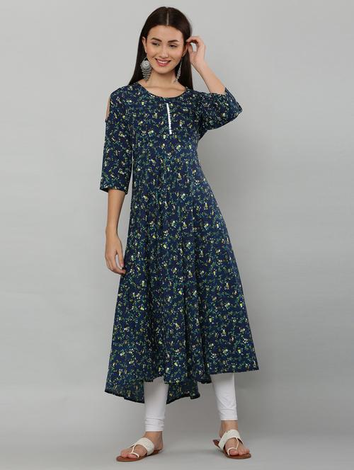 women's flared kurta - 19990250 - Standard Image - 0