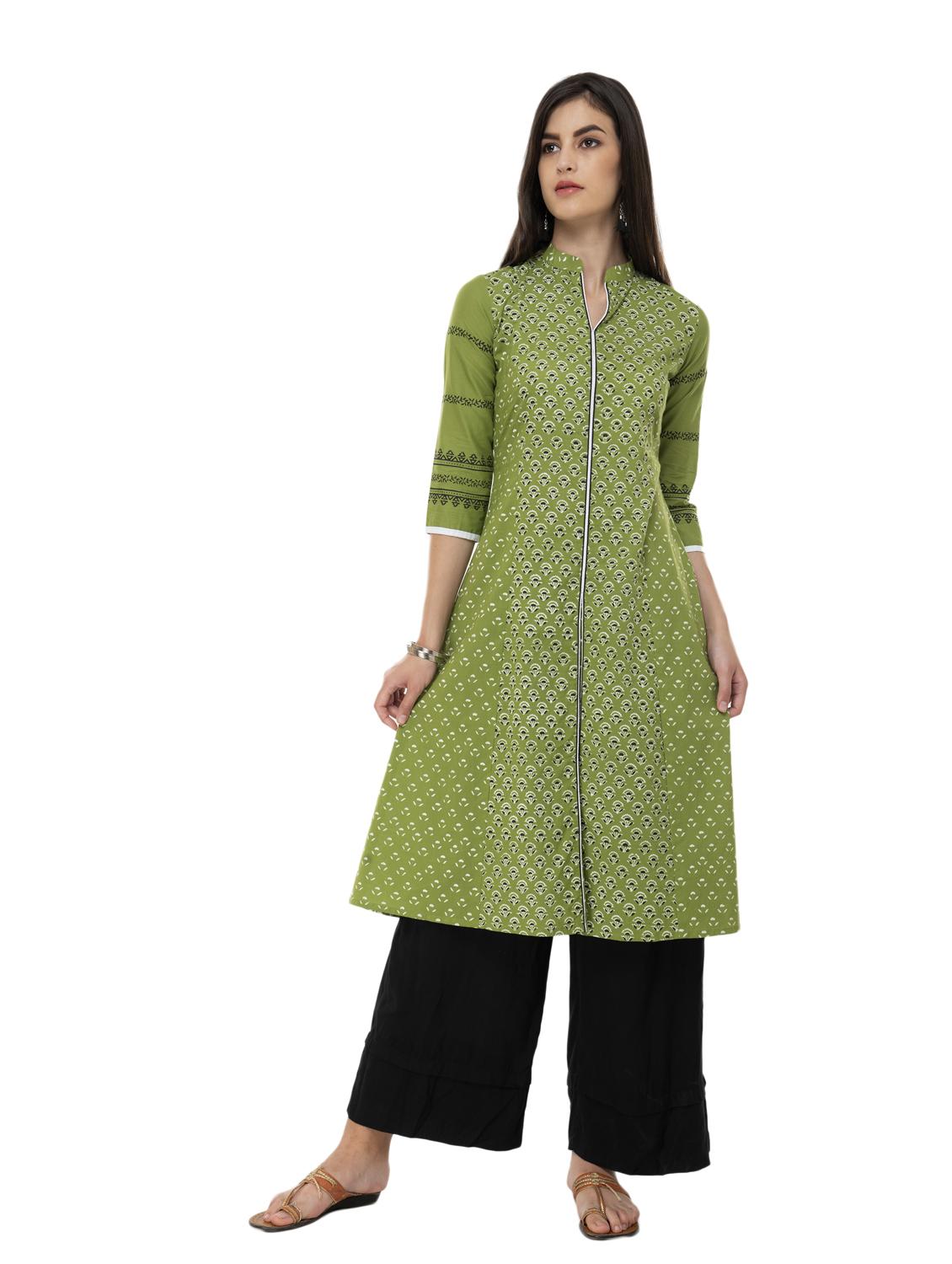 women's front slit kurta - 19990265 -  Zoom Image - 0