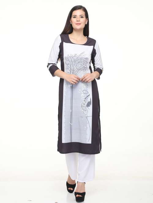 women's straight kurta - 19990267 -  Standard Image - 0