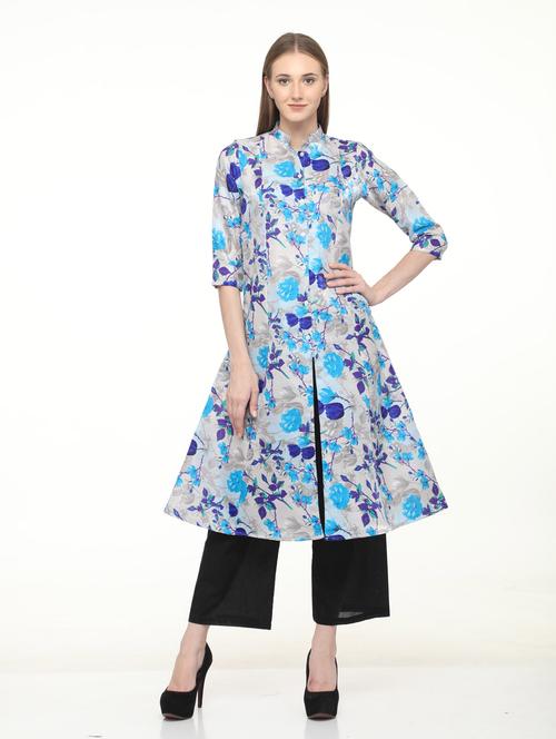 women's front slit kurta - 19990268 - Standard Image - 0