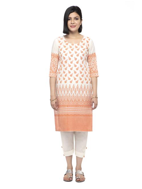 women's straight kurta - 19990277 - Standard Image - 0