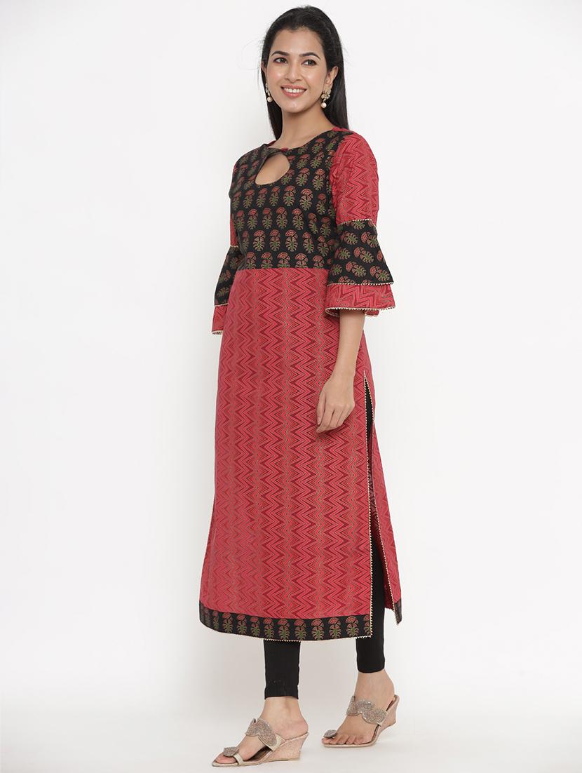 women's straight kurta - 19991917 -  Standard Image - 1
