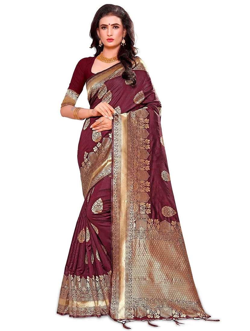women's banarasi saree with blouse