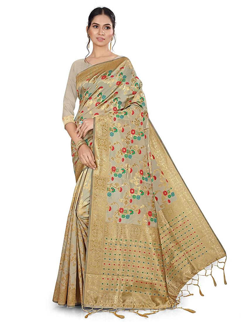 women's banarasi saree with blouse - 19992011 - Zoom Image - 0