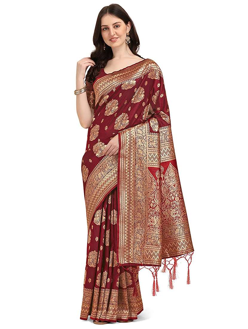 women's banarasi saree with blouse - 19992020 - Zoom Image - 0