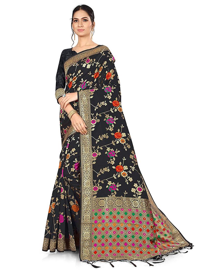 women's banarasi saree with blouse - 19992036 - Zoom Image - 0