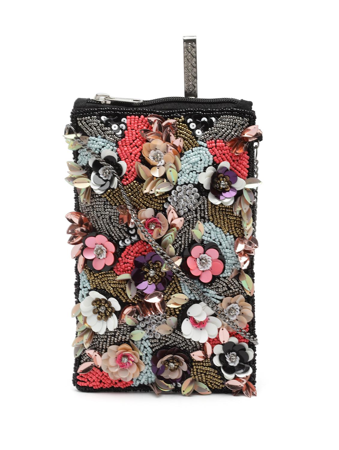 black cotton sling bag - 19992327 - Standard Image - 1