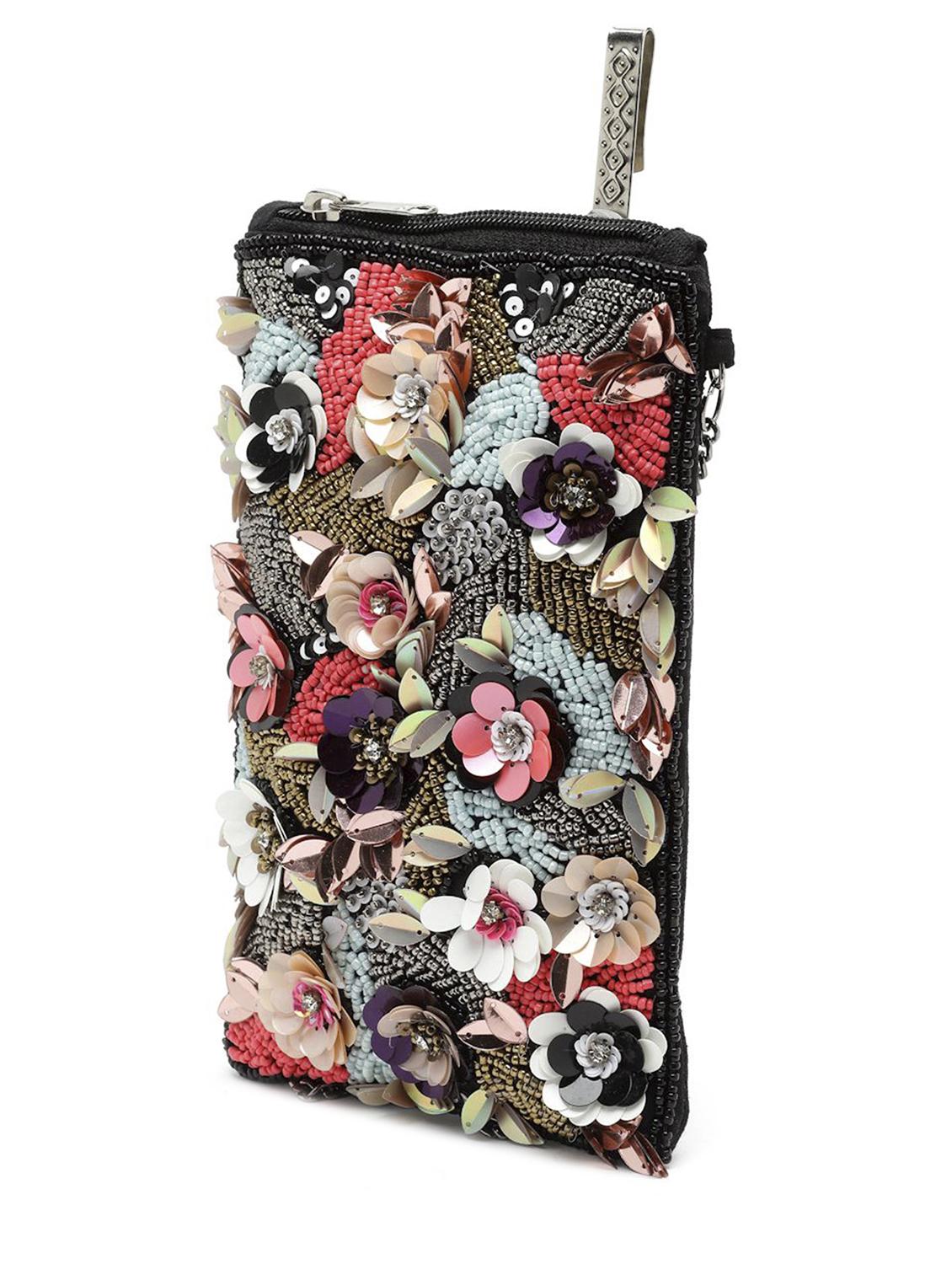 black cotton sling bag - 19992327 - Standard Image - 4