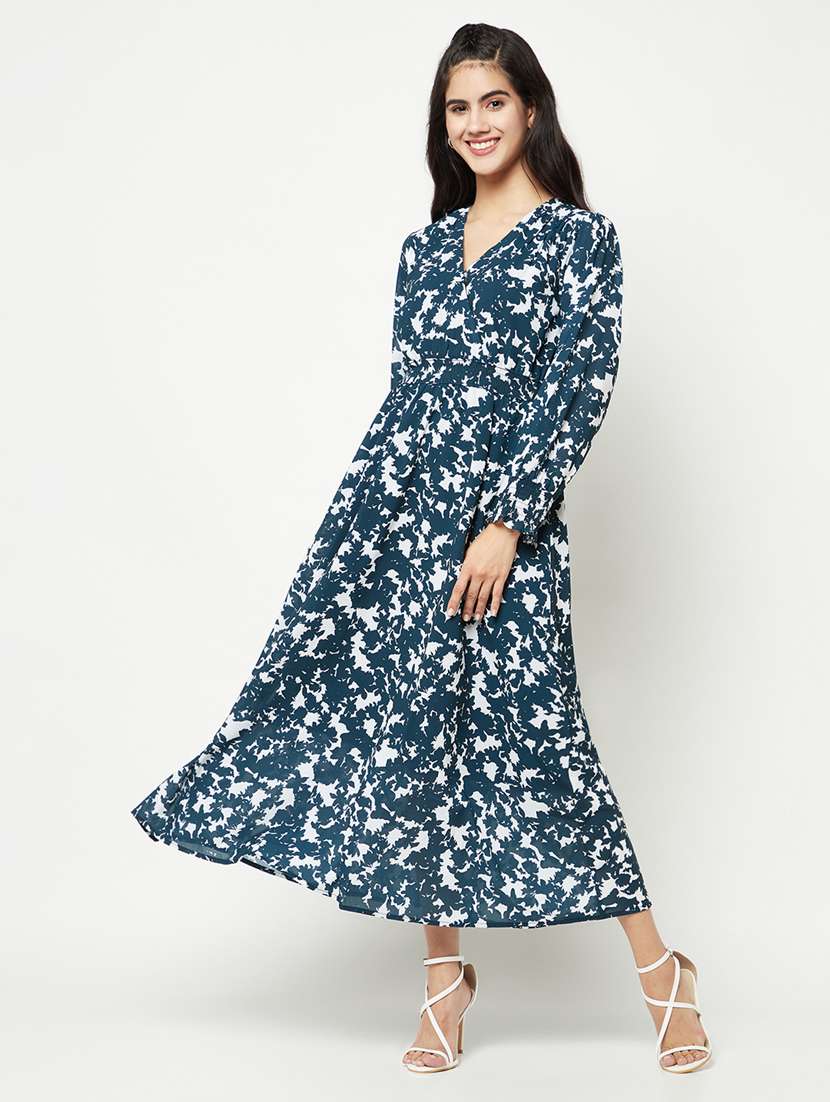 women's fit & flare floral dress - 19994341 -  Standard Image - 1