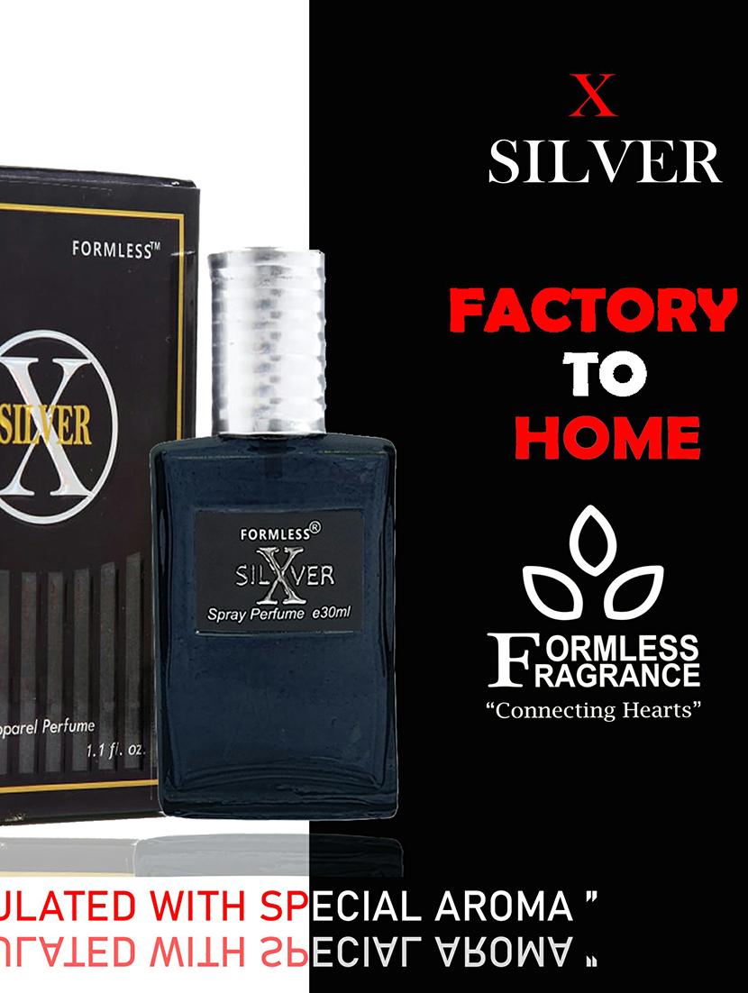 x silver 30ml spray perfume  - 19994342 -  Standard Image - 1