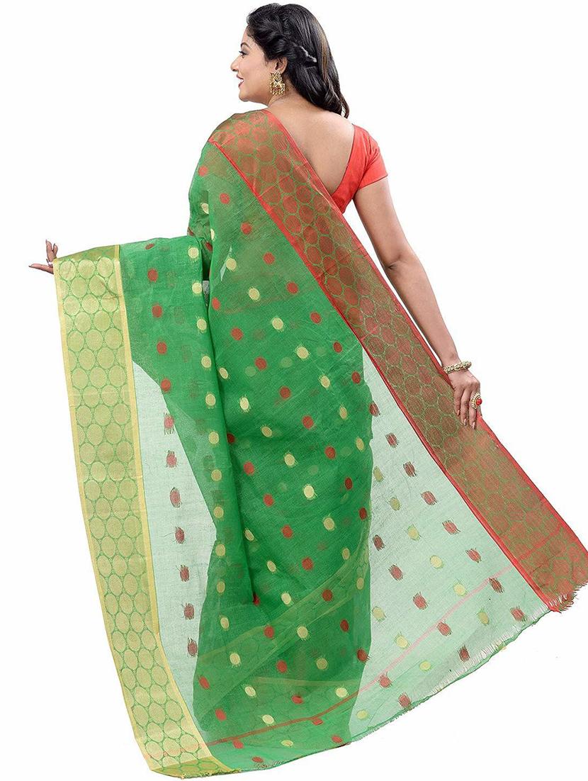women self design handloom saree - 19994364 - Standard Image - 1