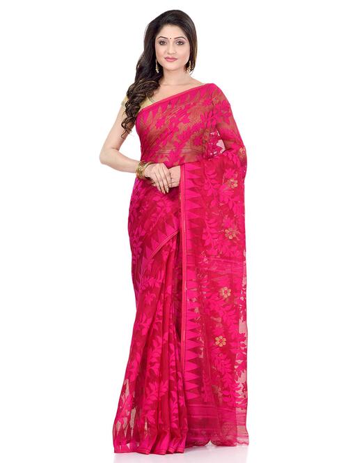 women self design jamdani saree - 19994436 - Standard Image - 0