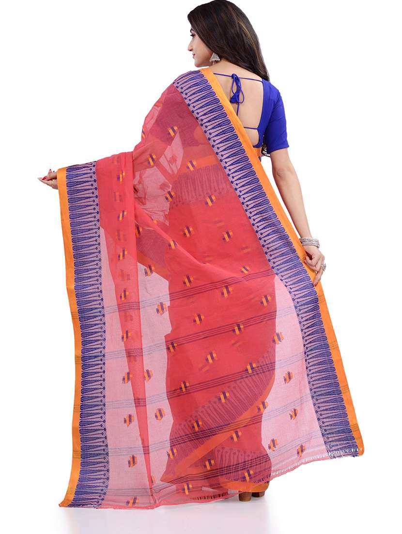women's self design red colored saree - 19994439 -  Standard Image - 1