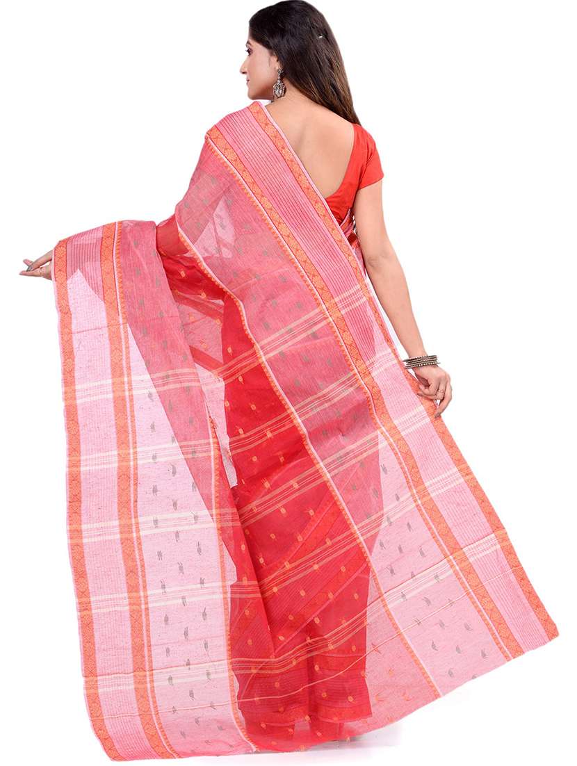 women's self design red colored saree - 19994544 - Standard Image - 1