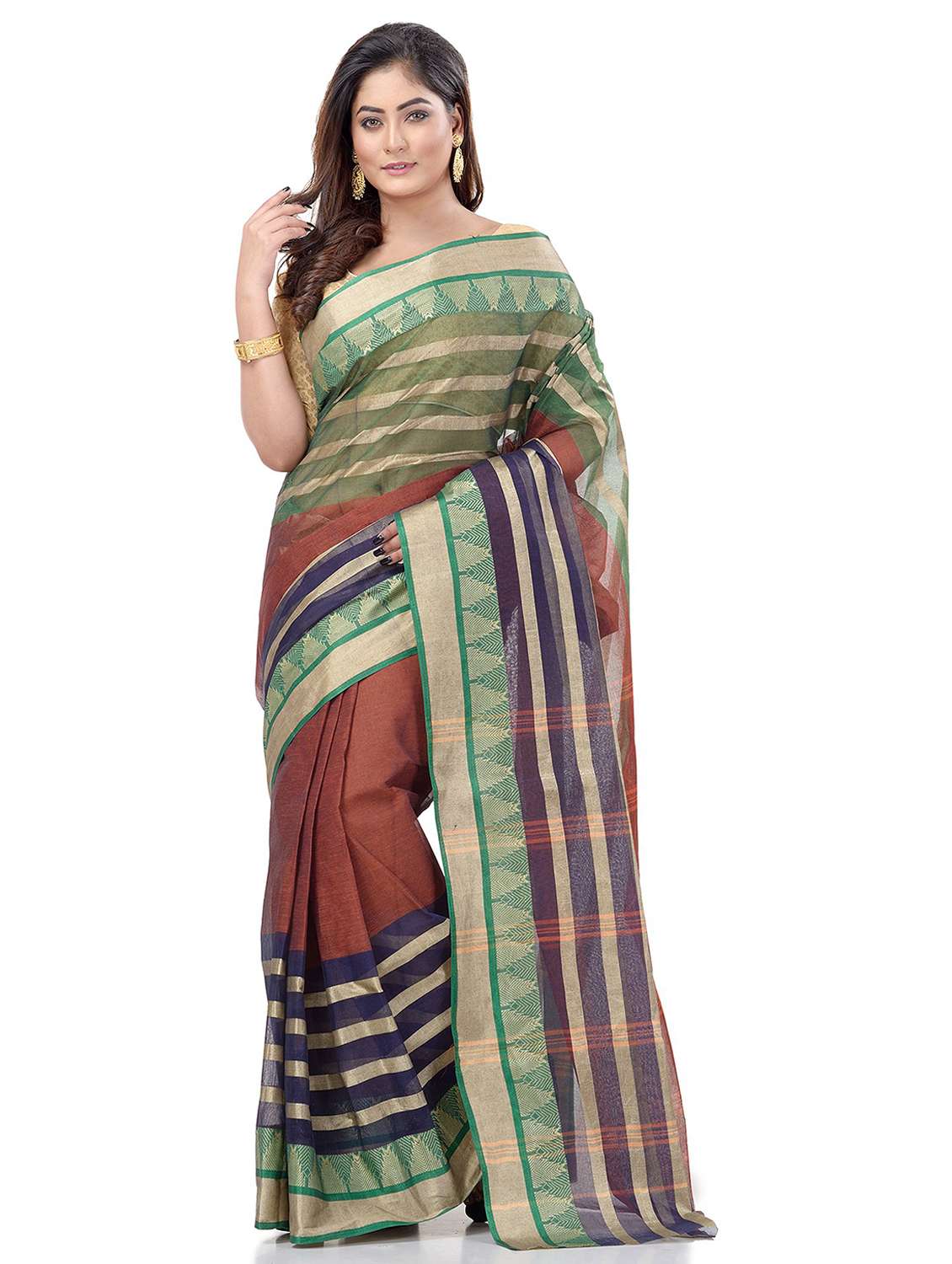 women's self design multi colored saree - 19994562 -  Zoom Image - 0