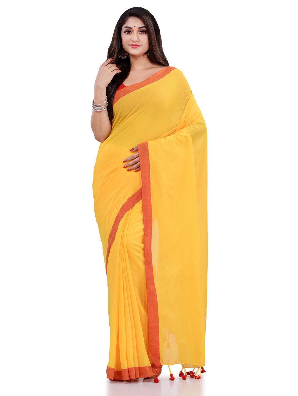 women's self design yellow colored saree with blouse - 19994569 - Zoom Image - 0