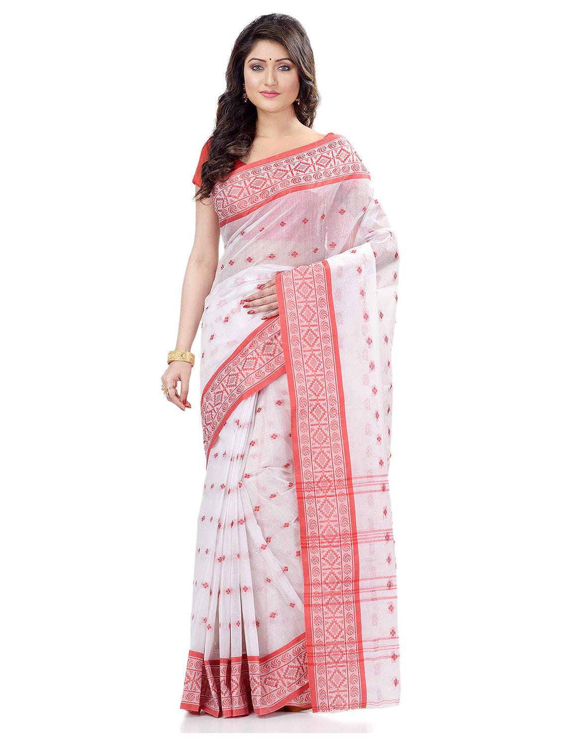 women's self design white colored saree - 19994631 - Zoom Image - 0