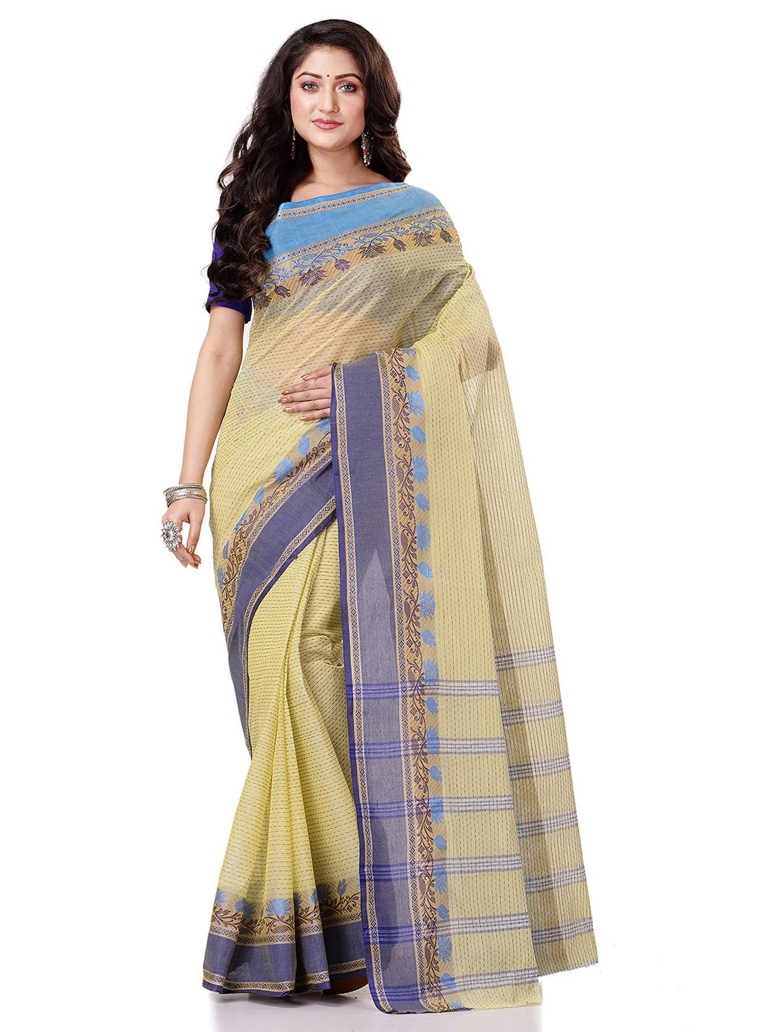 women's self design yellow colored saree - 19994656 - Zoom Image - 0