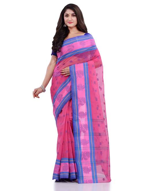 women's self design pink colored saree - 19994685 - Standard Image - 0